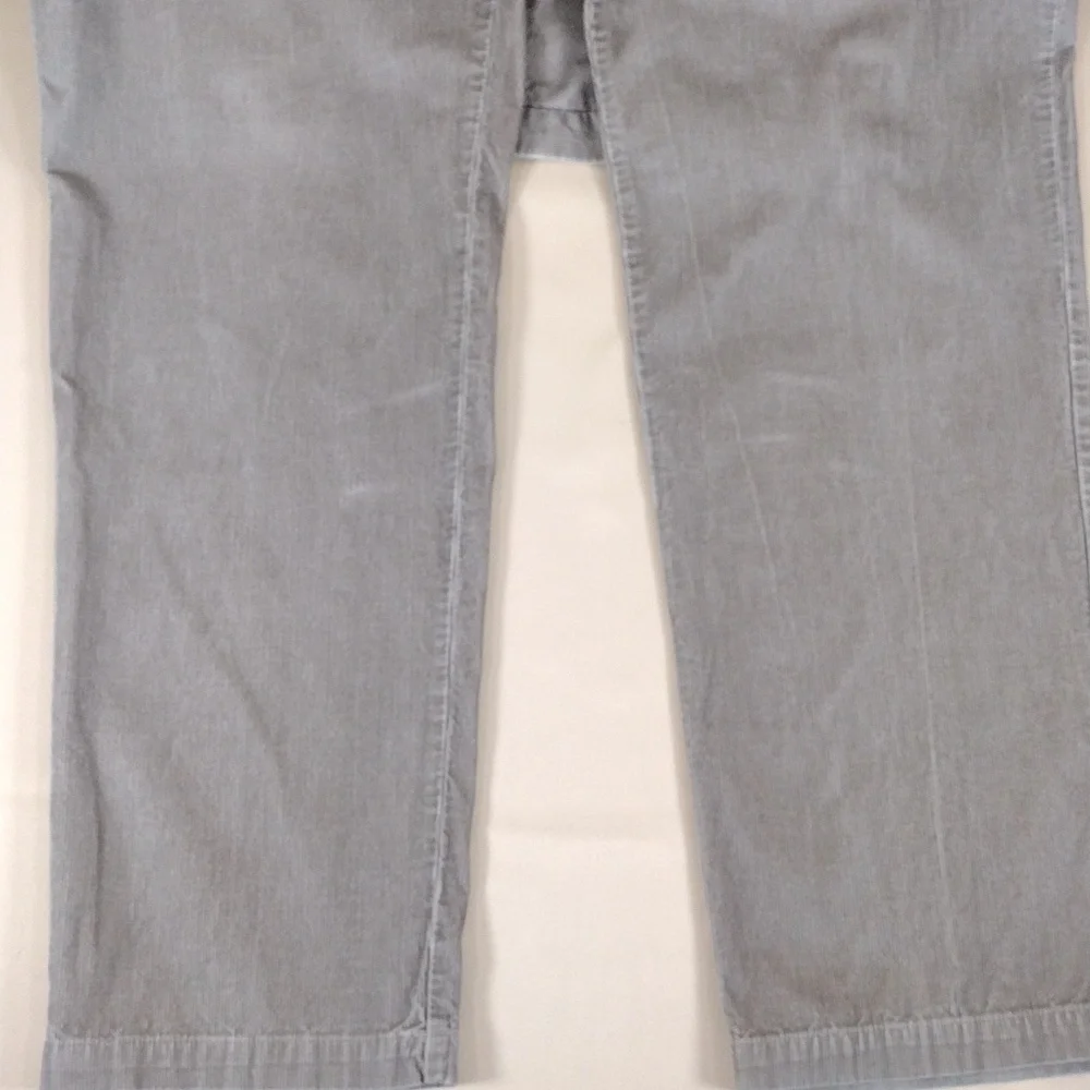 Haggar Grey Business Casual Formal Office Straight Leg 100% Cotton Chino Pants
